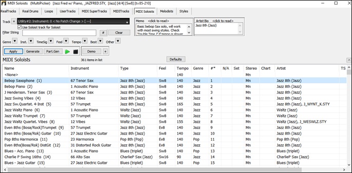 MultiPicker- Soloists