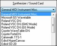 Synthsizer / Sound Card