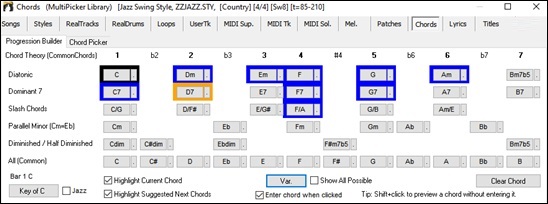 MultiPicker Library - Chords