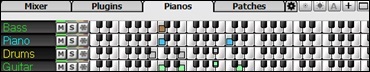 Mixer - Piano tab