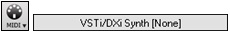 MIDI toolbar button - [VSTi/DXi Synth] button.