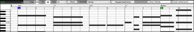 Piano Roll window